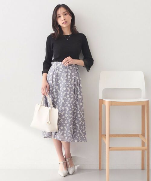 index / インデックス ニット・セーター | オーガニックコットンリブシアーフレア【ハンドウォッシャブル／UVケア】 | 詳細14