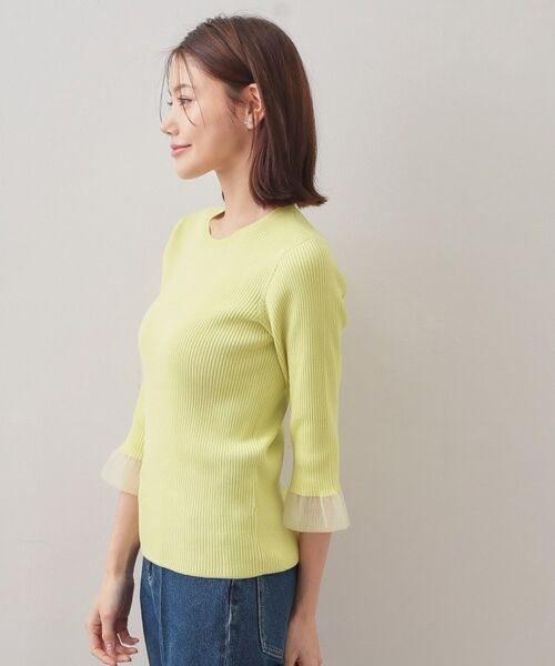 index / インデックス ニット・セーター | オーガニックコットンリブシアーフレア【ハンドウォッシャブル／UVケア】 | 詳細17