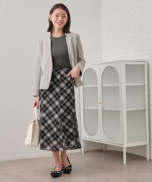 index / インデックス ニット・セーター | オーガニックコットンリブシアーフレア【ハンドウォッシャブル／UVケア】 | 詳細3