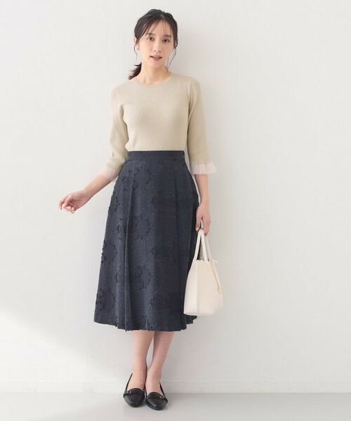 index / インデックス ニット・セーター | オーガニックコットンリブシアーフレア【ハンドウォッシャブル／UVケア】 | 詳細6