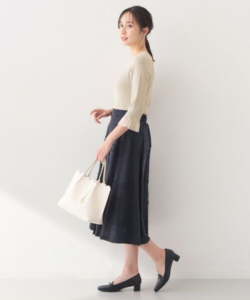 index / インデックス ニット・セーター | オーガニックコットンリブシアーフレア【ハンドウォッシャブル／UVケア】 | 詳細7