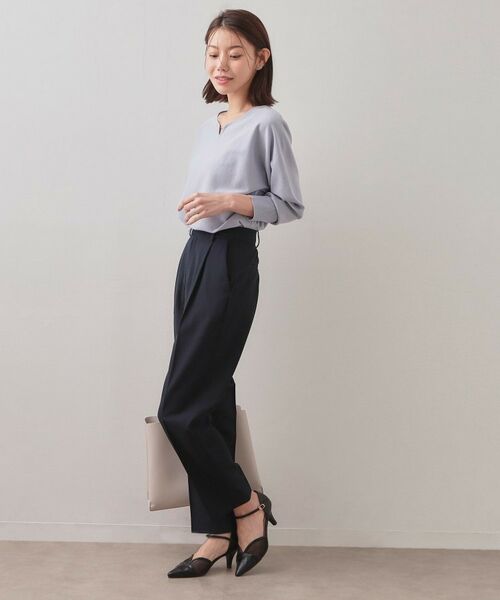 index / インデックス ニット・セーター | フロントパーツ付きドルマンスリーブニット【洗濯機OK／抗ピリング】 | 詳細15