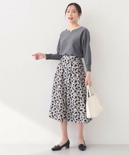 index / インデックス ニット・セーター | フロントパーツ付きドルマンスリーブニット【洗濯機OK／抗ピリング】 | 詳細2