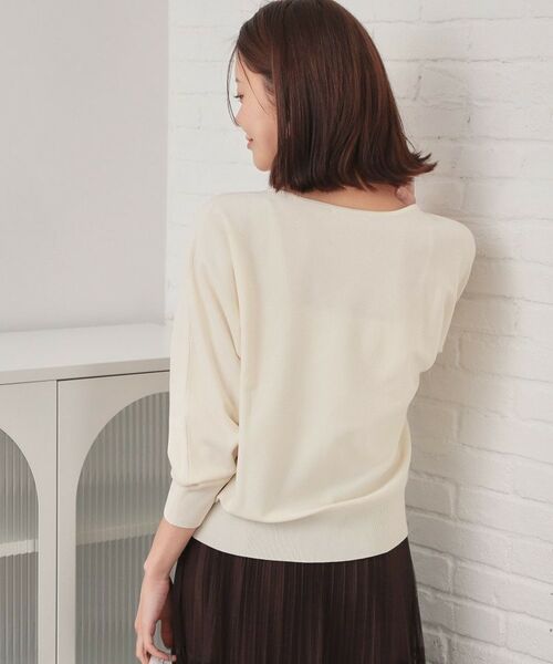 index / インデックス ニット・セーター | フロントパーツ付きドルマンスリーブニット【洗濯機OK／抗ピリング】 | 詳細21
