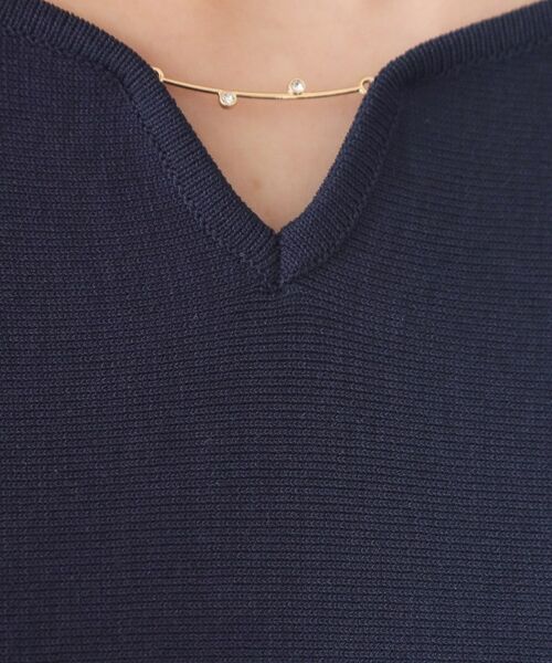 index / インデックス ニット・セーター | フロントパーツ付きドルマンスリーブニット【洗濯機OK／抗ピリング】 | 詳細28