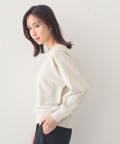 index / インデックス ニット・セーター | フロントパーツ付きドルマンスリーブニット【洗濯機OK／抗ピリング】 | 詳細30