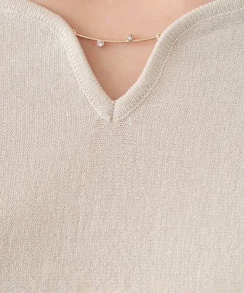 index / インデックス ニット・セーター | フロントパーツ付きドルマンスリーブニット【洗濯機OK／抗ピリング】 | 詳細8