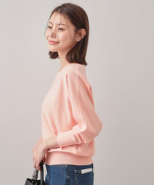 index / インデックス ニット・セーター | フロントパーツ付きドルマンスリーブニット【洗濯機OK／抗ピリング】 | 詳細9