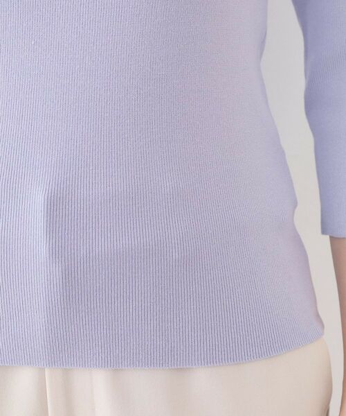 index / インデックス ニット・セーター | ブローチ風ゴールドパーツ付きアシメニット【洗濯機OK／坑ピル】 | 詳細18