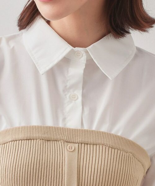 index / インデックス ニット・セーター | シャツドッキングペプラムニット【洗濯機OK】 | 詳細20