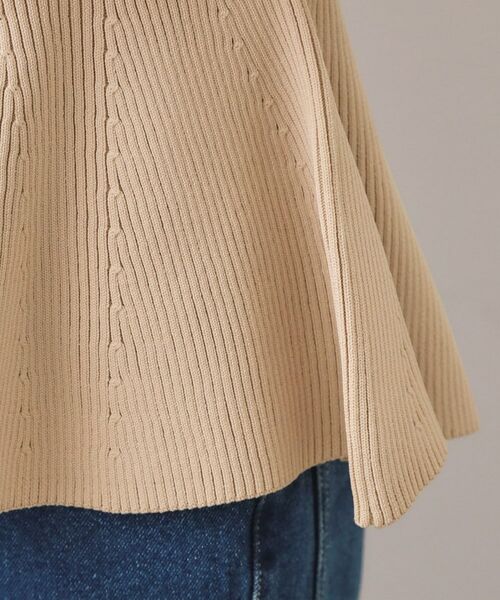 index / インデックス ニット・セーター | シャツドッキングペプラムニット【洗濯機OK】 | 詳細23