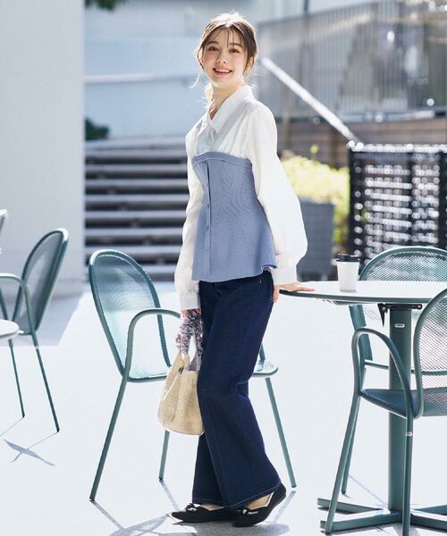 index / インデックス ニット・セーター | シャツドッキングペプラムニット【洗濯機OK】 | 詳細26