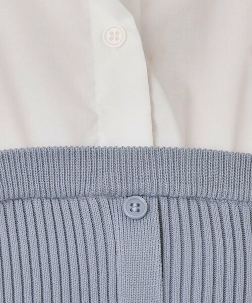 index / インデックス ニット・セーター | シャツドッキングペプラムニット【洗濯機OK】 | 詳細4