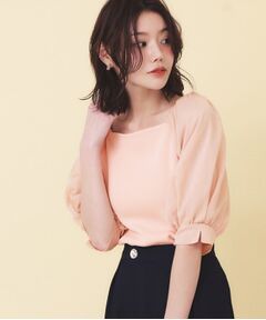 index / インデックス ニット・セーター | バルーンシアードッキングスクエアニット【洗濯機OK】