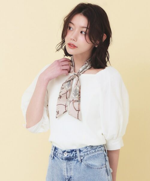 index / インデックス ニット・セーター | バルーンシアードッキングスクエアニット【洗濯機OK】 | 詳細1