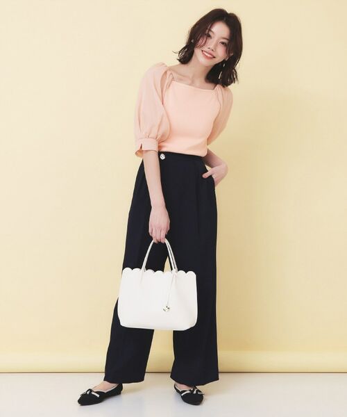 index / インデックス ニット・セーター | バルーンシアードッキングスクエアニット【洗濯機OK】 | 詳細10