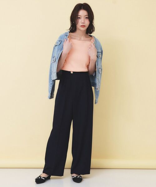 index / インデックス ニット・セーター | バルーンシアードッキングスクエアニット【洗濯機OK】 | 詳細11