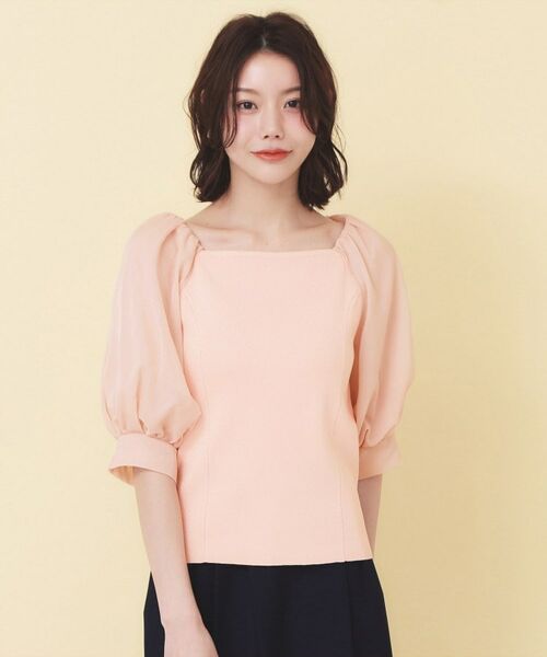 index / インデックス ニット・セーター | バルーンシアードッキングスクエアニット【洗濯機OK】 | 詳細13