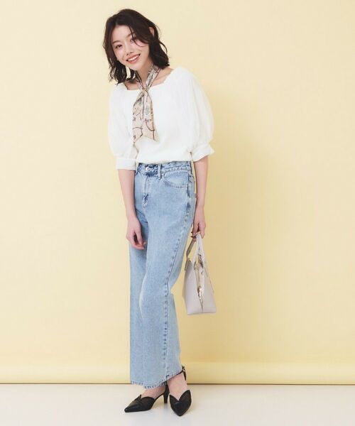 index / インデックス ニット・セーター | バルーンシアードッキングスクエアニット【洗濯機OK】 | 詳細3