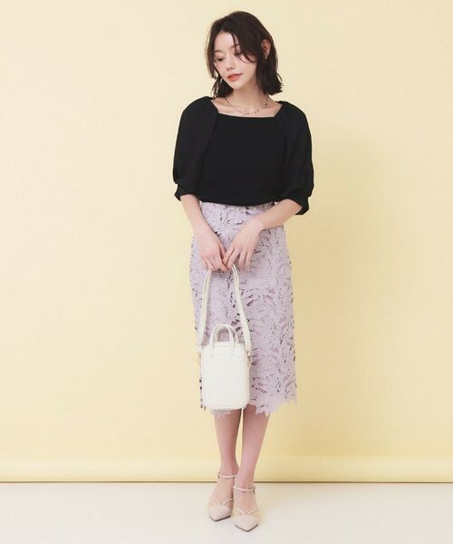 index / インデックス ニット・セーター | バルーンシアードッキングスクエアニット【洗濯機OK】 | 詳細6