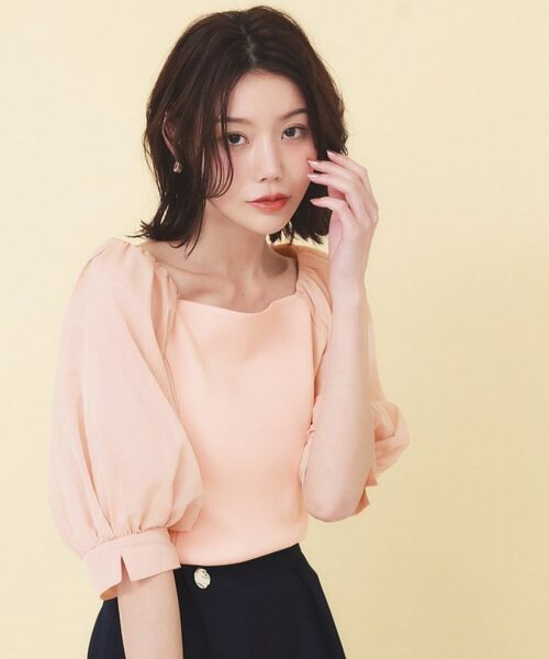 index / インデックス ニット・セーター | バルーンシアードッキングスクエアニット【洗濯機OK】 | 詳細9