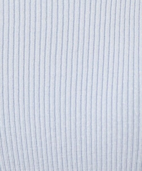index / インデックス ニット・セーター | ラメリブ半袖ニット【洗濯機OK】 | 詳細12