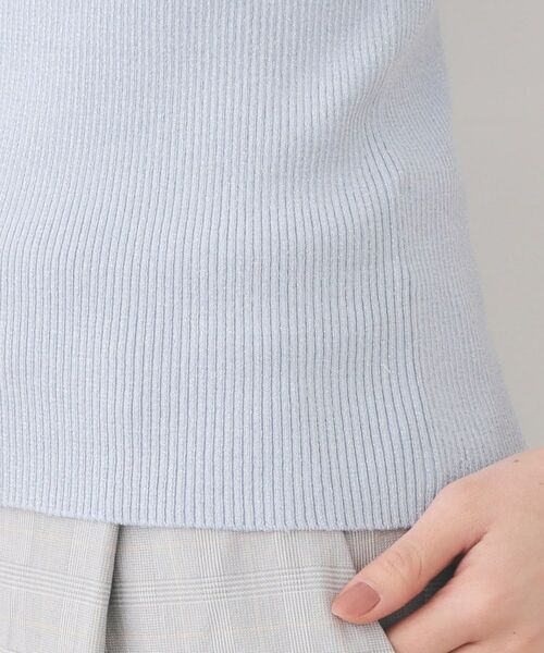 index / インデックス ニット・セーター | ラメリブ半袖ニット【洗濯機OK】 | 詳細22