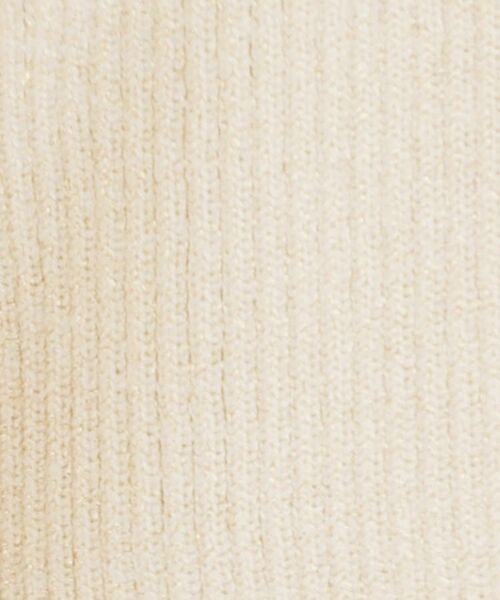 index / インデックス ニット・セーター | ラメリブ半袖ニット【洗濯機OK】 | 詳細4