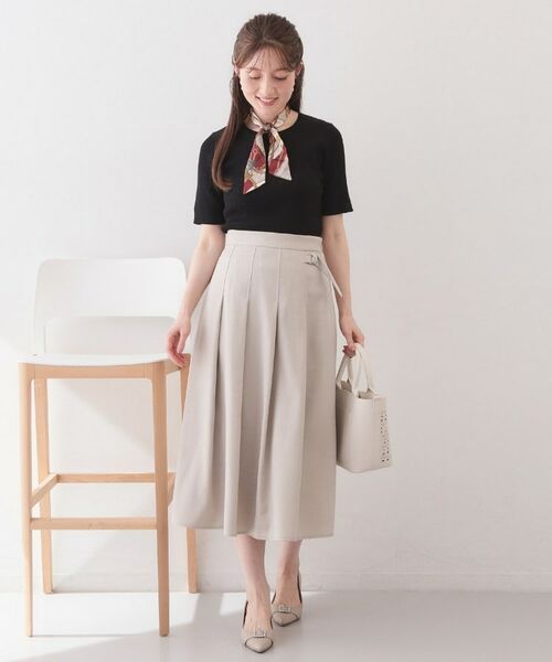 index / インデックス ニット・セーター | ラメリブ半袖ニット【洗濯機OK】 | 詳細6