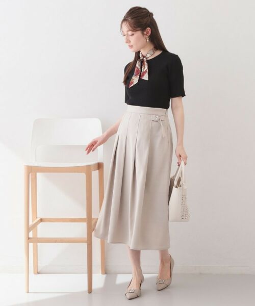 index / インデックス ニット・セーター | ラメリブ半袖ニット【洗濯機OK】 | 詳細7