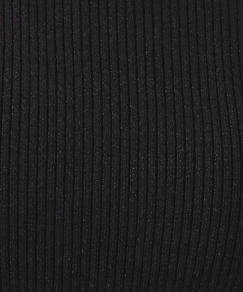 index / インデックス ニット・セーター | ラメリブ半袖ニット【洗濯機OK】 | 詳細8