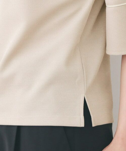 index / インデックス カットソー | フレアスリーブバイカラートップス【洗濯機OK・接触冷感・UVケア】 | 詳細23