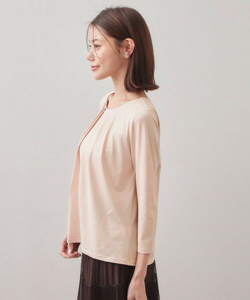 index / インデックス カットソー | タックビジュー7分袖トップス【洗濯機可】 | 詳細14