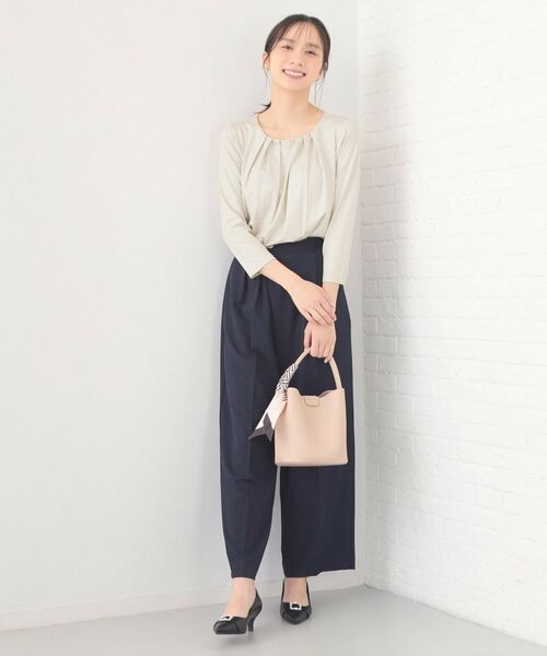 index / インデックス カットソー | タックビジュー7分袖トップス【洗濯機可】 | 詳細7