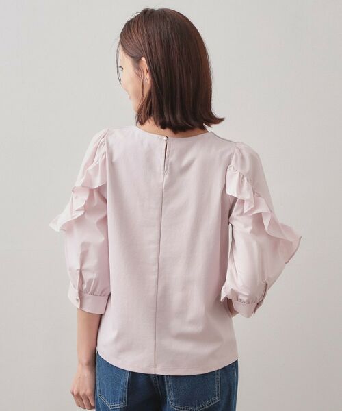 index / インデックス カットソー | フリルスリーブドッキングポンチトップス【洗濯機OK】 | 詳細15