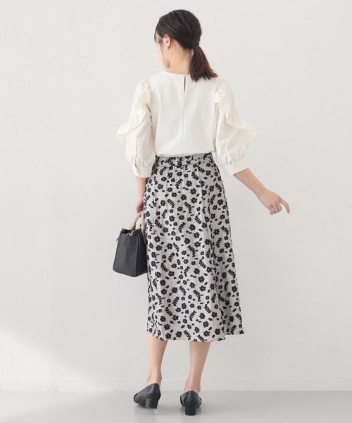 index / インデックス カットソー | フリルスリーブドッキングポンチトップス【洗濯機OK】 | 詳細3