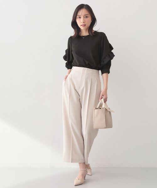 index / インデックス カットソー | フリルスリーブドッキングポンチトップス【洗濯機OK】 | 詳細6