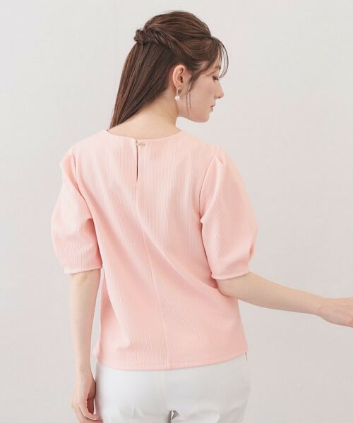 index / インデックス カットソー | サッカージャカードタックパフトップス【洗濯機OK／UVケア／接触冷感】 | 詳細19