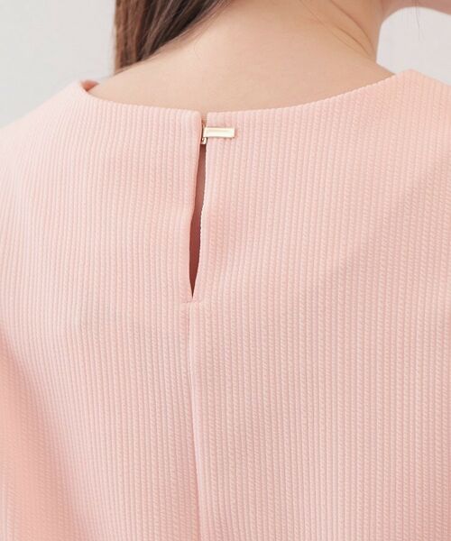 index / インデックス カットソー | サッカージャカードタックパフトップス【洗濯機OK／UVケア／接触冷感】 | 詳細21