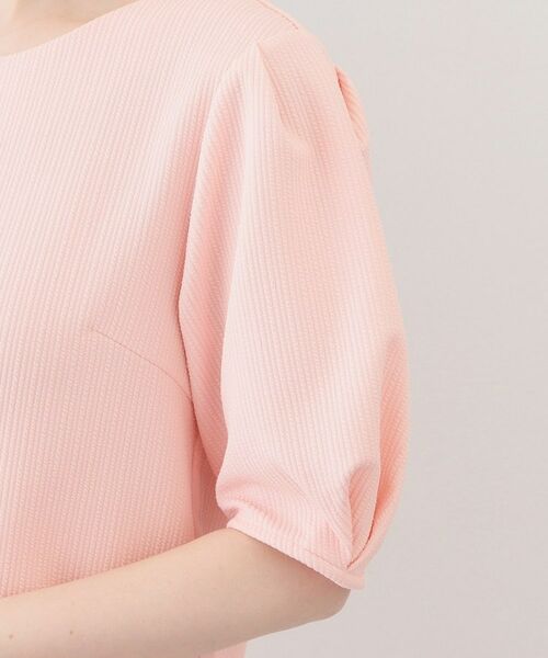 index / インデックス カットソー | サッカージャカードタックパフトップス【洗濯機OK／UVケア／接触冷感】 | 詳細22