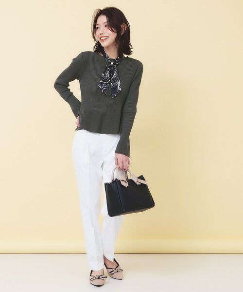 index / インデックス カーディガン・ボレロ | 前後2wayラメトリムリボンカーディガン【洗濯機OK】 | 詳細10