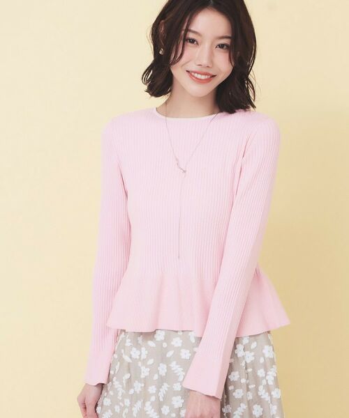 index / インデックス カーディガン・ボレロ | 前後2wayラメトリムリボンカーディガン【洗濯機OK】 | 詳細15