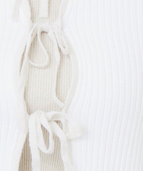 index / インデックス カーディガン・ボレロ | 前後2wayラメトリムリボンカーディガン【洗濯機OK】 | 詳細7