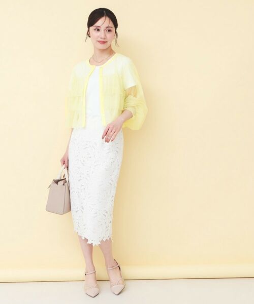 index / インデックス カーディガン・ボレロ | チュール3段フリルカーディガン【洗濯機OK】 | 詳細10