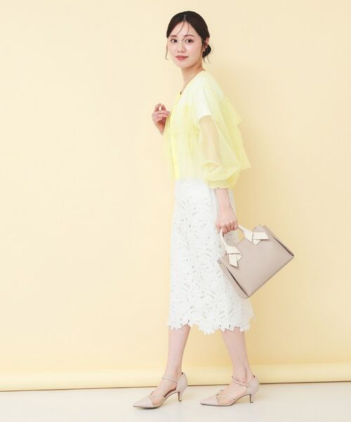 index / インデックス カーディガン・ボレロ | チュール3段フリルカーディガン【洗濯機OK】 | 詳細11