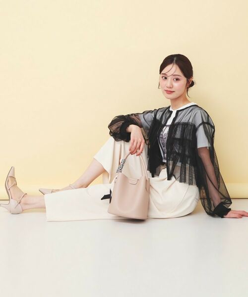 index / インデックス カーディガン・ボレロ | チュール3段フリルカーディガン【洗濯機OK】 | 詳細6