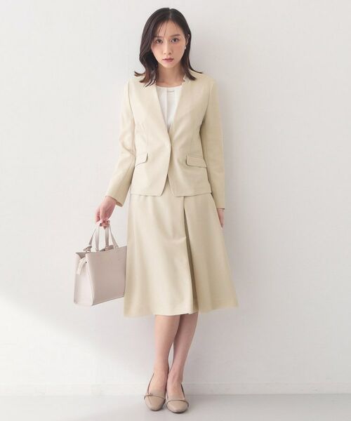 index / インデックス ノーカラージャケット | セットアップ対応 ノーカラージャケット【ウォッシャブル・接触冷感・吸水速乾・防シワ・ストレッチ】 | 詳細13