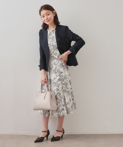 index / インデックス ノーカラージャケット | セットアップ対応 ノーカラージャケット【ウォッシャブル・接触冷感・吸水速乾・防シワ・ストレッチ】 | 詳細16