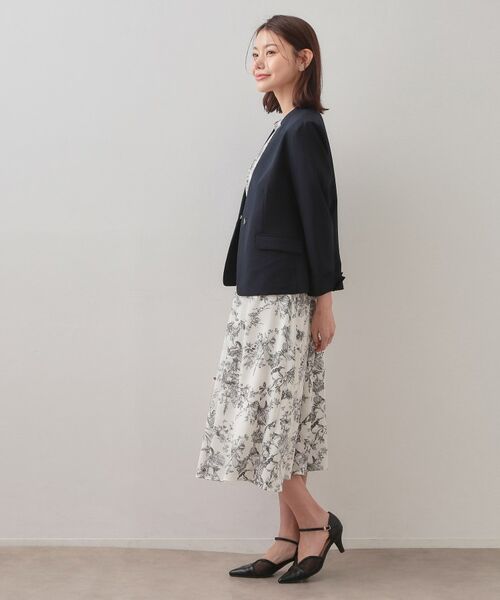 index / インデックス ノーカラージャケット | セットアップ対応 ノーカラージャケット【ウォッシャブル・接触冷感・吸水速乾・防シワ・ストレッチ】 | 詳細17