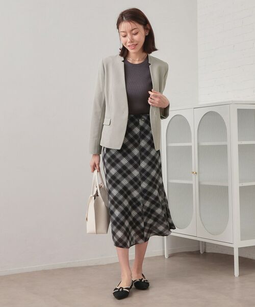 index / インデックス ノーカラージャケット | セットアップ対応 ノーカラージャケット【ウォッシャブル・接触冷感・吸水速乾・防シワ・ストレッチ】 | 詳細2